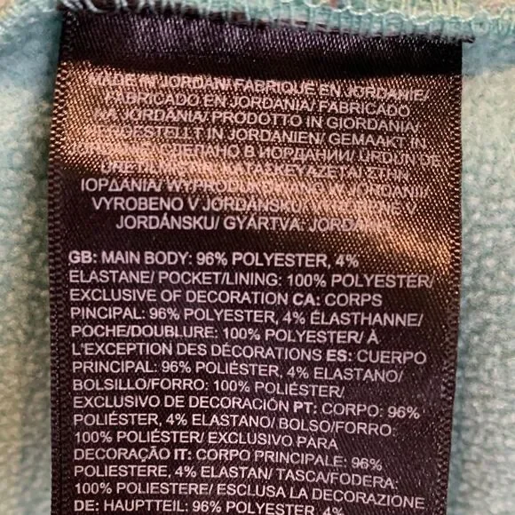 The North Face Teal Zip-Up Jacket womans size small - Picture 11 of 11